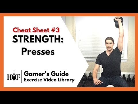 Gamer’s Guide: Cheat Sheet #3 Strength - Floor Press, One Arm Press, Double Press