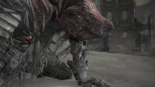 【Solo】Dark Souls III Boss Battle -Slave Knight Geal-【Low Health】