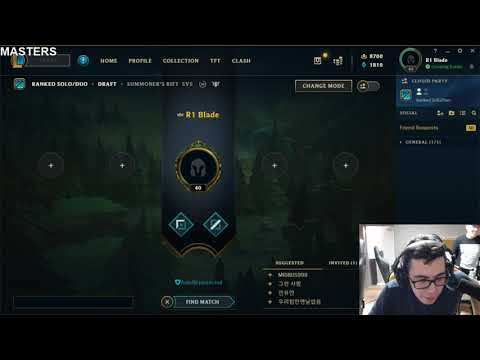 TF Blade hits masters KR with a 70% winrate