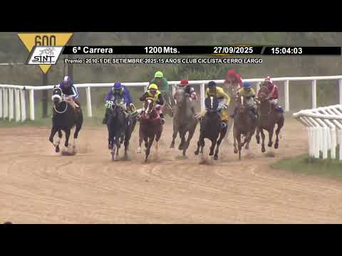 9/27/2025 – Hipodromo Melo – Carr 6 – 2010-1 DE SETIEMBRE-2025-15 AÑOS CLUB CICLISTA CE...