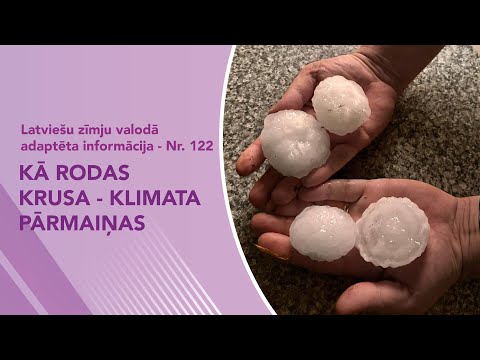Video ziņas Nr. 122 “Kā rodas krusa – klimata pārmaiņas”