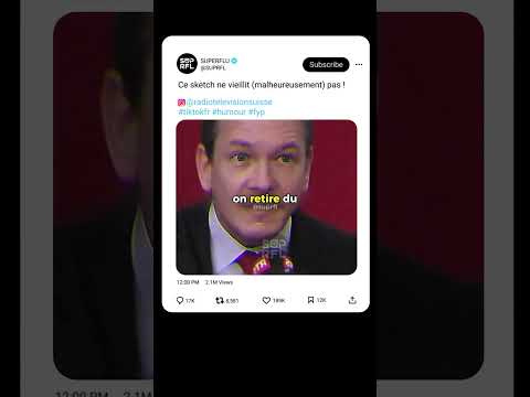 Ce sketch ne vieillit (malheureusement) pas !