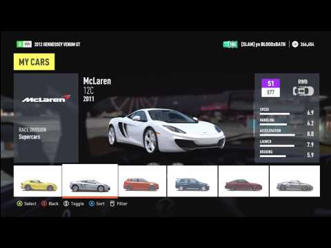 My Garage Forza Horizon 2