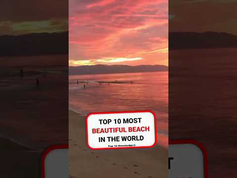 sabse khubsurat beach 🏖🥰|| duniya ka sabse khubsurat samundar tat #shorts #top10