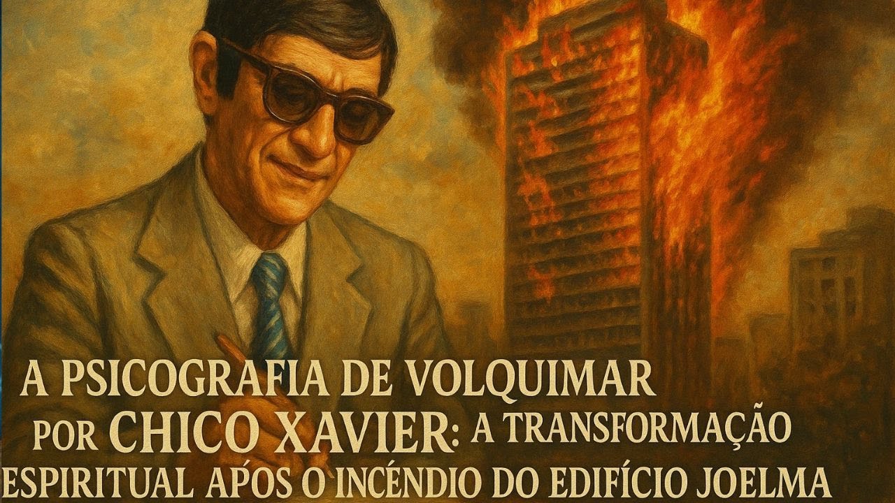 A Psicografia de VOLQUIMAR por CHICO XAVIER - Após o Incêndio do EDIFÍCIO JOELMA