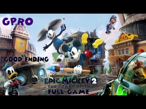 EPIC MICKEY 2 THE POWER OF 2 FULL GAME (HERO,PAINT ENDING)
