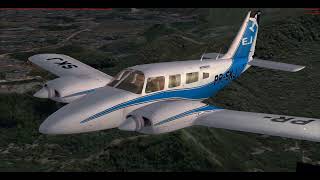 Piper Seneca flight simulator x