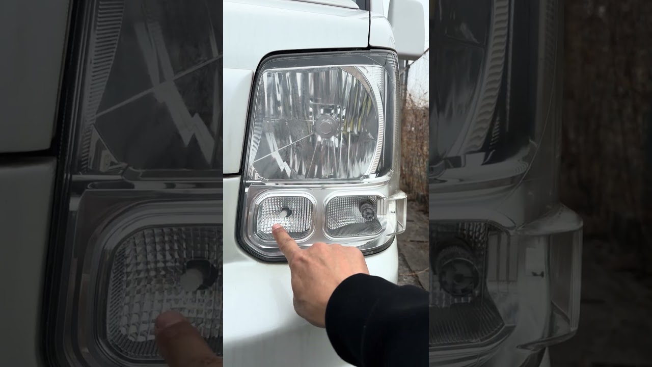 エブリィにAmazonでめちゃ売れてるLEDバルブ入れたら凄すぎた！#ショート#エブリイ#バルブ交換