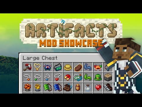 This mod adds POWERFUL ITEMS! | Artifacts Mod Showcase | 1.19.2 (Forge)