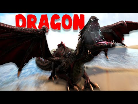 COMO TAMEAR DRAGÓN Y TODAS SUS HABILIDADES - ARK: DRAGON MOD