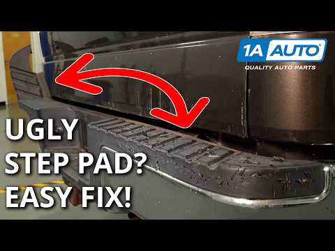 Ugly Broken Plastic Step Pad an Eyesore on Your Truck Bumper? Don't Replace the Whole Bumper!
