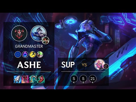 Ashe Support vs Seraphine - EUW Grandmaster Patch 10.25