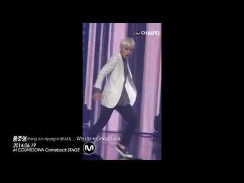 [MPD/직캠] 140619 BEAST(Yong Jun-Hyung.ver) - We Up+Good Luck