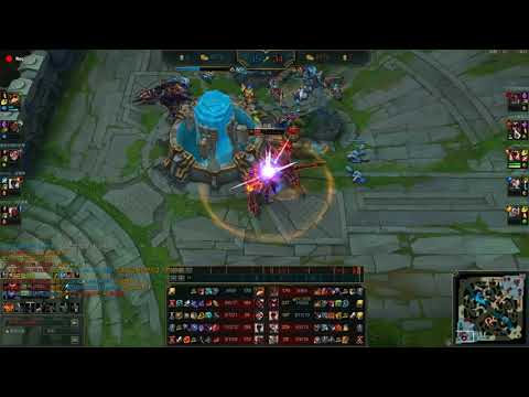 FULL HEAL Shyvana TOP 1v5 Highlight 50 seconds teamfight in Diamond elo!!!