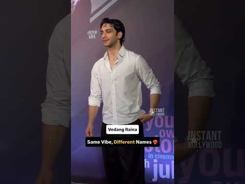 Ahaan Panday Vedang Raina Aryan Khan Calm energy, intense eyes, and that silent confidence! #shorts