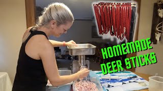 How to Make Snack Sticks! Venison Processing at Home. DIY