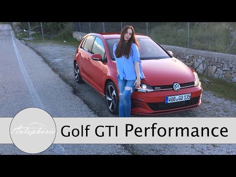 2017 VW Golf GTI Performance (245 PS) Test / Schaltgetriebe vs. 7-Gang-DSG Fahrbericht - Autophorie