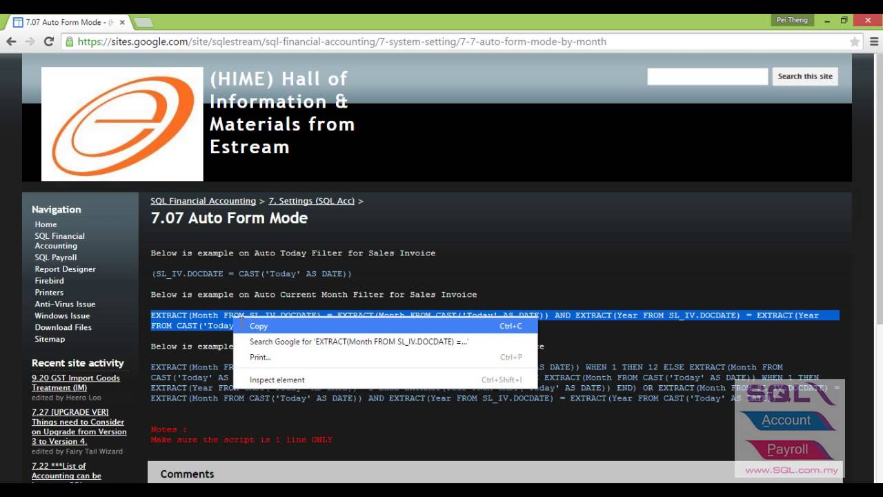Settings FormMode by CurrentMonth vs TodayOnly