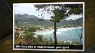 preview picture of video 'Thasos Coasts -Greece Greekcypriot's photos around THASOS ISLAND, Greece (skála potamiás)'