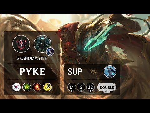 Pyke Support vs Volibear - KR Grandmaster Patch 9.16