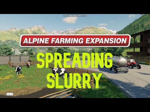 FS 19 Erlengrat Alpine Farming DLC EP32: Spreading slurry