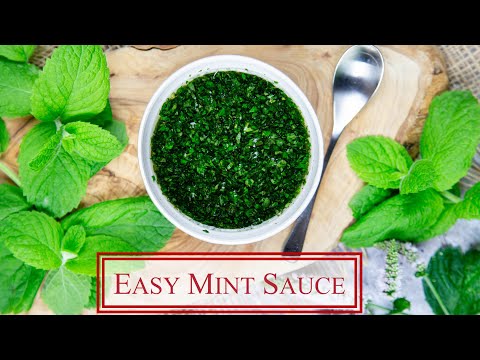How to make mint sauce, just three ingredients and so much better than shop bought!