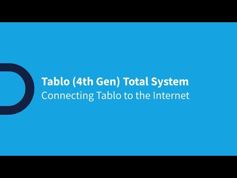 Tablo 4th Gen Total System - Connecting Your Tablo Total System To The Internet (Full)