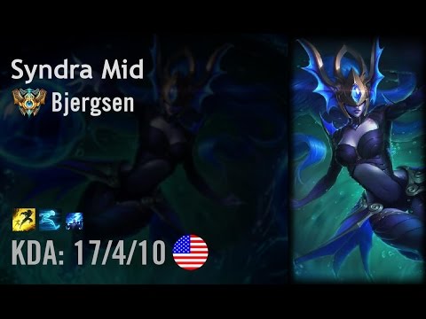 Syndra Mid vs Ryze - Bjergsen - NA Challenger Patch 6.14