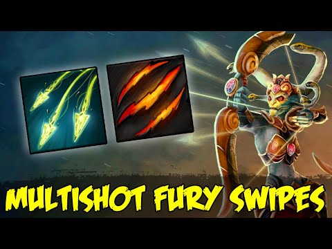 Crazy Multishot With Fury Swipes | Dota Ability Draft