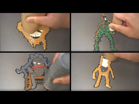 Doors OutDoors Pancake Art - Grampy, Eyestalk, Mandrake, Bramble