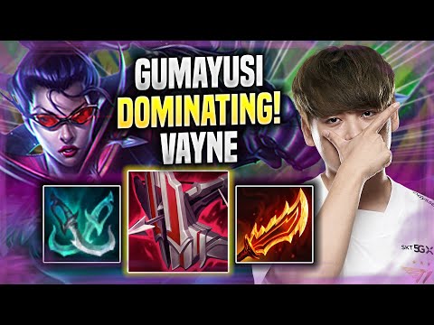 GUMAYUSI DOMINATING WITH VAYNE! - T1 Gumayusi Plays Vayne ADC vs Kai'sa! | Preseason 2022