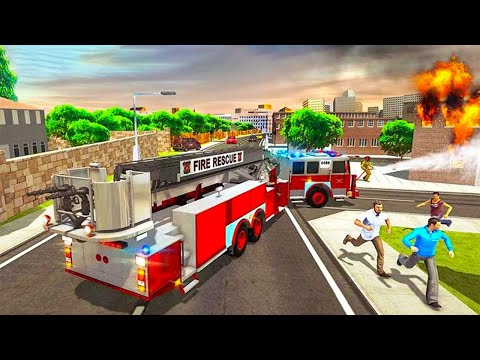 Fire Truck Driving School 911 । Emergency Response । Android Gameplay