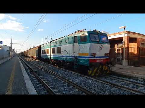 E655 503 per MRS Lecco Maggianico-Bari Lamasinata, in transito a Bari Palese con +844'!