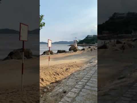 🔥澳門竹灣海灘！落完雨都好多人！
