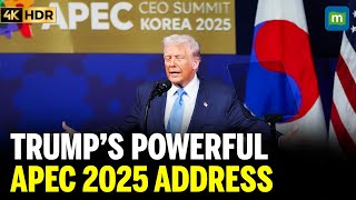 FULL SPEECH: Trump Says U.S. Is “Going to Have a Good Deal” with China | APEC 2025 | South Korea