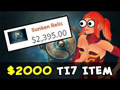 Most expensive TI7 Compendium $2,000 item — Sunken Relic