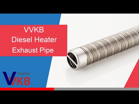 Comparison of parking heater exhaust pipes