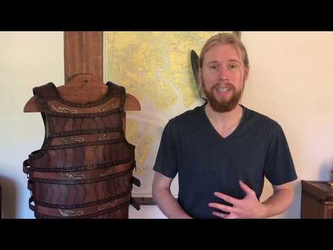 Review of the leather Celtic Lamellar cuirass | Epic Armoury