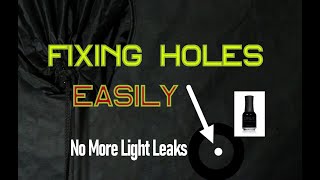 Fixing Pinholes in Your Grow Tent Easily | Quick Tip