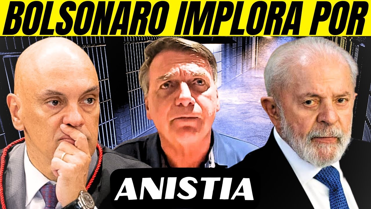 BOLSONARO IMPLORA POR ANISTIA A MORAES E A LULA EM ENTREVISTA!