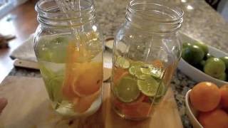 How To make orange infused water