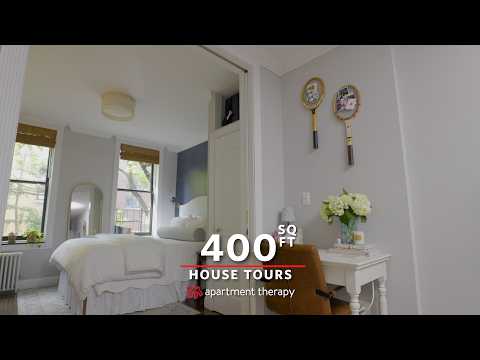 This 400 Sq Ft NYC Apartment Proves Small Can Feel Spacious | House Tours | Apartment Therapy
