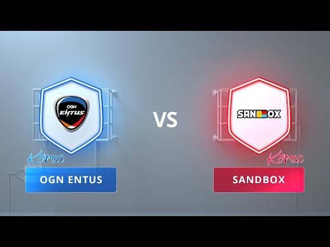 OGN ENTUS VS SANDBOX - 2018 CRL Asia Week 1 Day 2