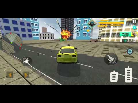 Lion Tank Robot Car Multiple Transformation Game Mission # 9 - Android Gameplay