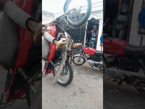 calibrando y pegando la parrilla en la calle no BURTO