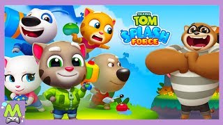 Говорящий Том Битва Водными Шарами.Новая Игра про Тома и Друзей.Сражение с Енотами Начинается