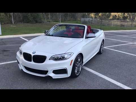 2017 BMW M240 CONVERTIBLE / BMW OF OCALA / BMW REVIEW / SPORT CAR