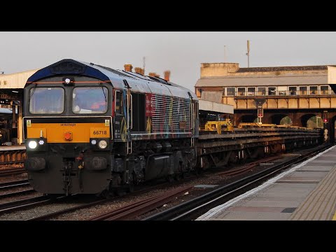 Evening Freight Trains @ Tonbridge inc first RHTT down to Kent in 2020! 12/09/20