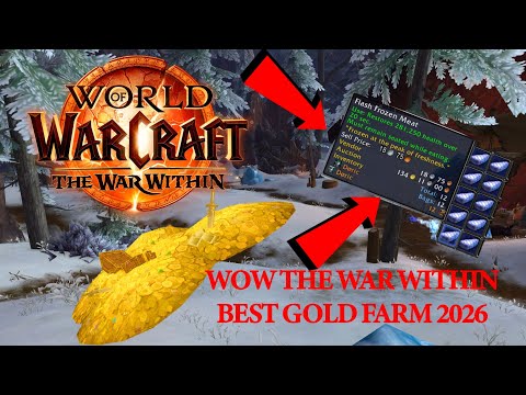 WOW THE WAR WITHIN BEST SOLO GOLD FARM 2026! 👀 - WOW MIDNIGHT GOLD FARM SOLO!