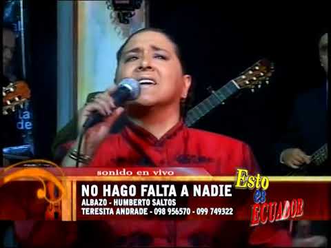 No hago falta a nadie en vivo - TERESITA ANDRADE